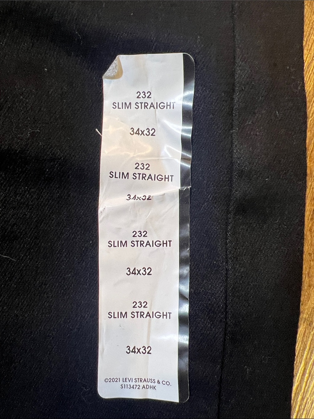 Denizen from Levi's Black Slim Straight Jeans - Picture 3 of 7
